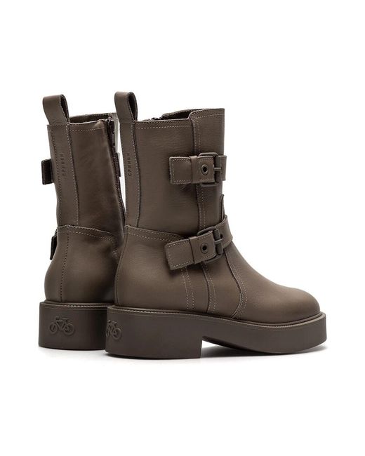 Copenhagen Shoes Brown Stiefeletten cph 641 vitello fango beige