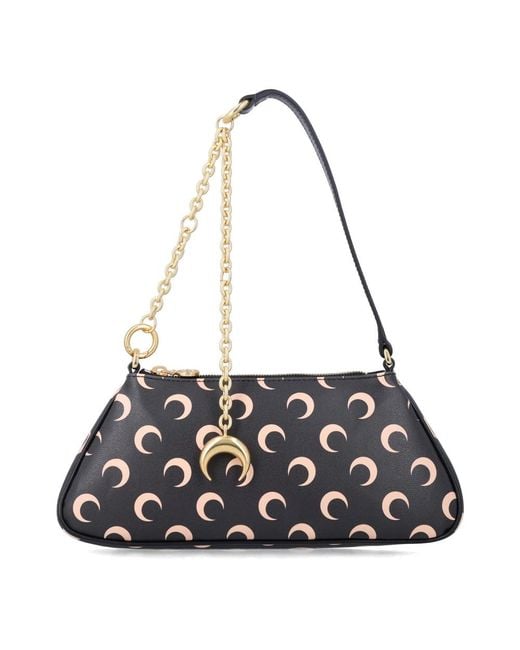 MARINE SERRE Black Shoulder Bags
