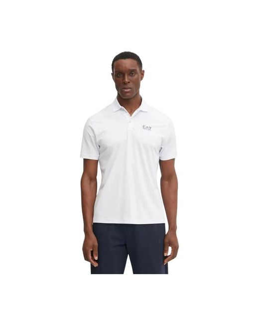EA7 Polo Hemden in het White voor heren