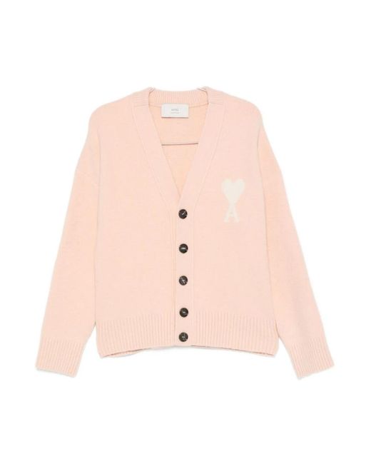 AMI Pink Cardigans