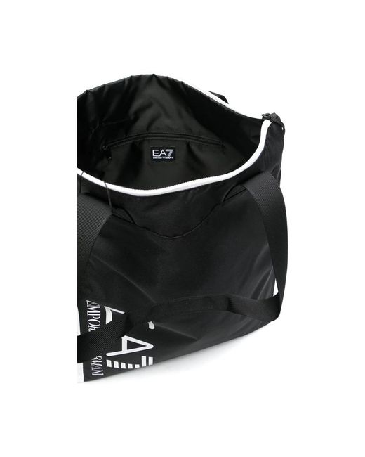 EA7 Black Tote Bags for men