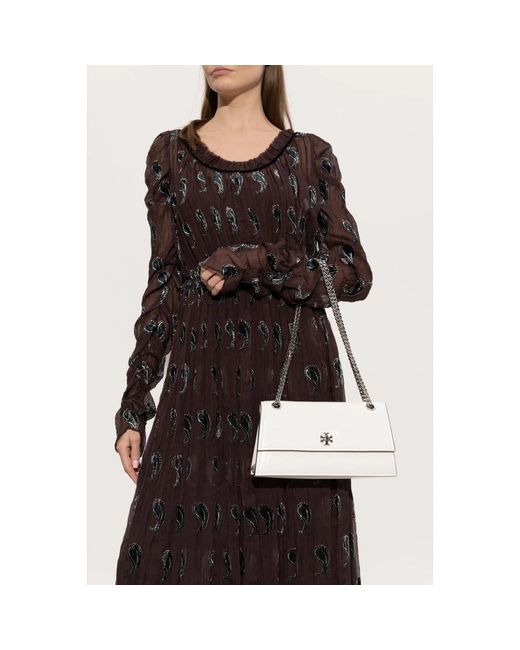 Tory Burch White Shoulder Bags