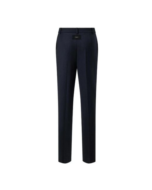 Pinko Blue Straight Trousers