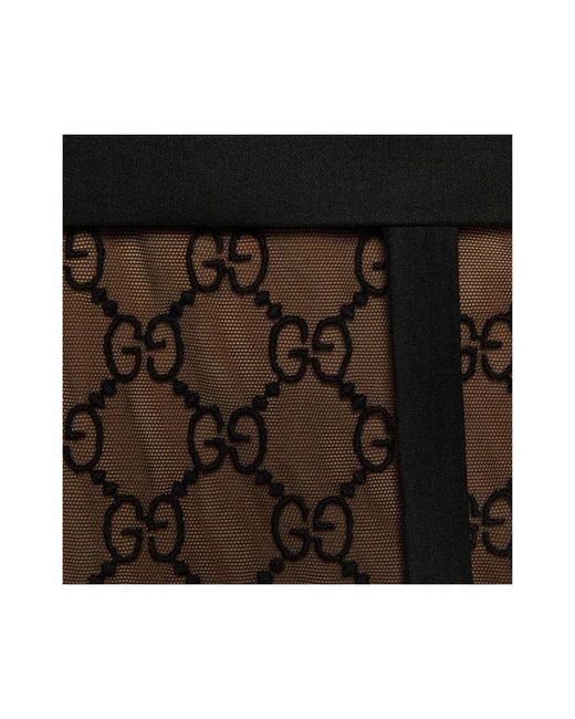Gucci Rokken ,Zwart ,Wol Wollen Zijden Short Met Uitsparingen in het Black