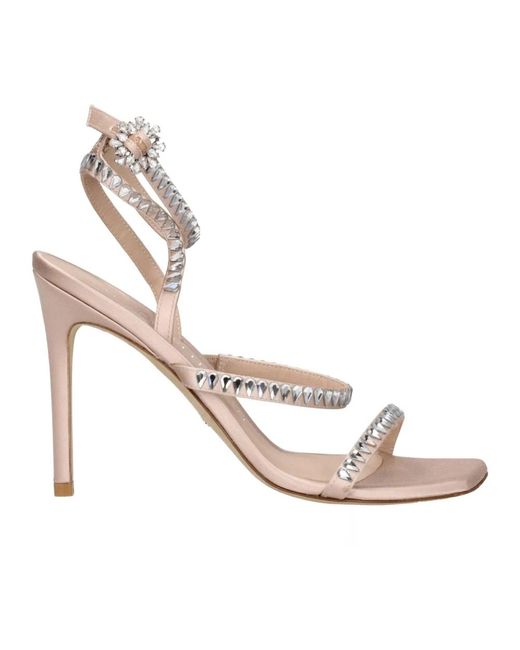 High Heel Sandals Stuart Weitzman de color Metallic