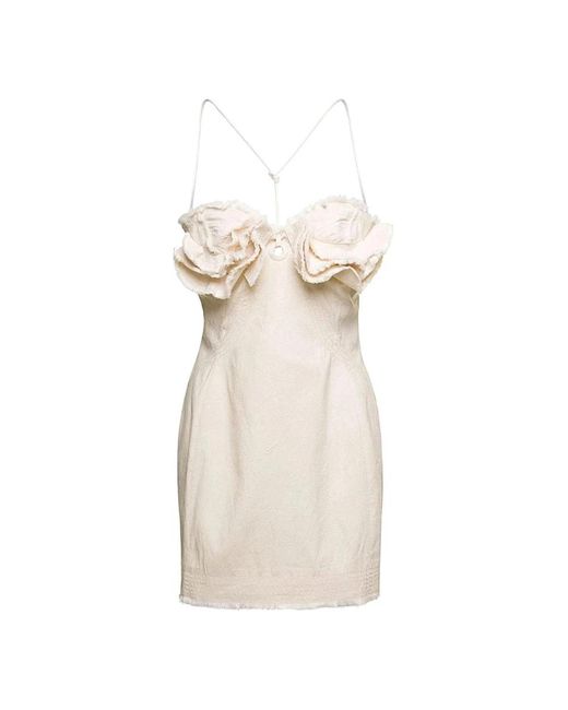 Jacquemus Natural Party Dresses