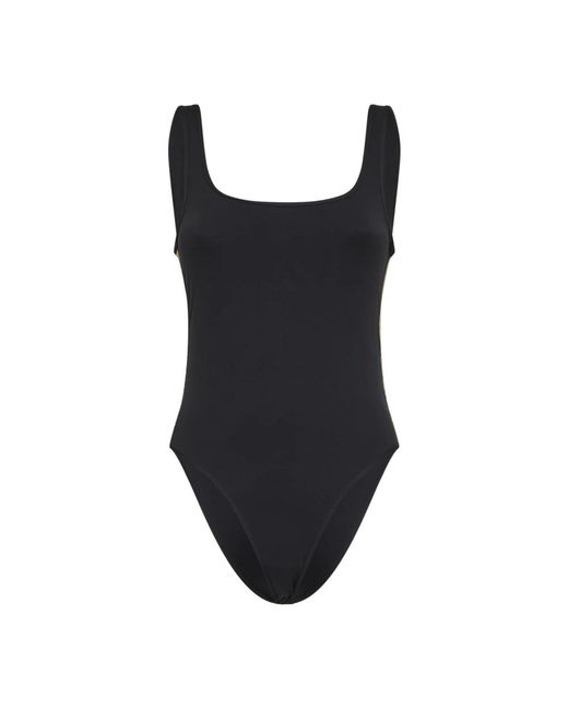 One-Piece Burberry de color Black