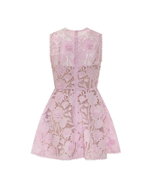 Self-Portrait Pink Short Dresses