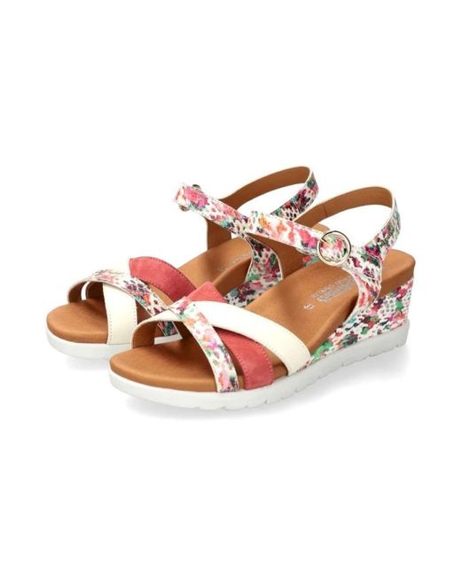 Mephisto Metallic Flat sandals