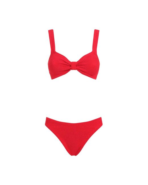 Hunza G Red Bikinis