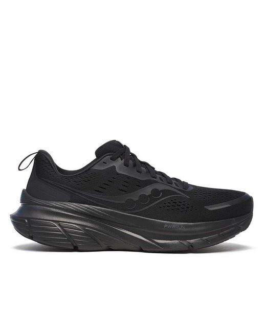 Saucony Schwarze Laufschuhe Guide 18 in Black für Herren