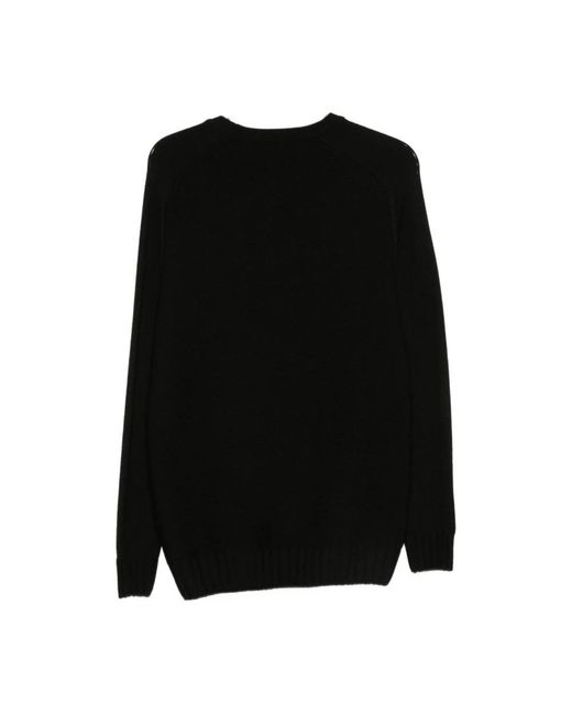 Low Brand Black Round-Neck Knitwear for men
