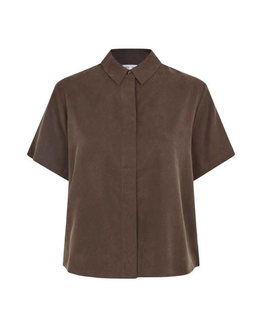 Shirts Samsøe & Samsøe de color Brown