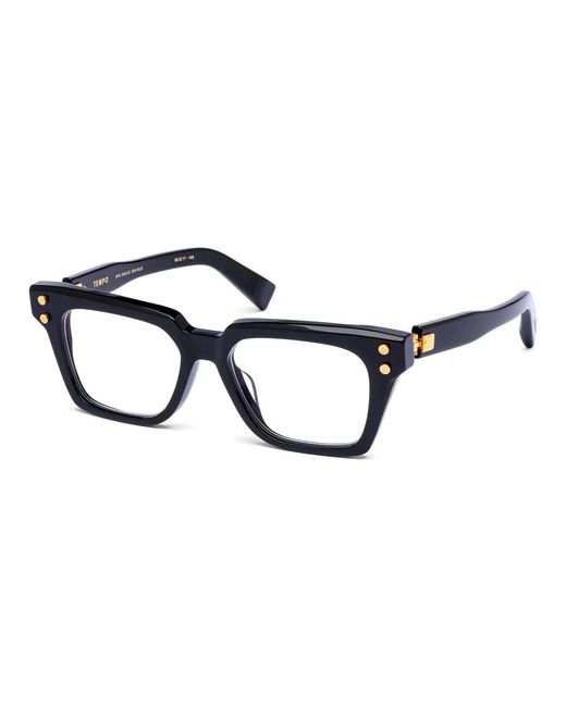 Balmain Accessoires ,Zwart ,Tempo Squared Eyeglasses in het Black