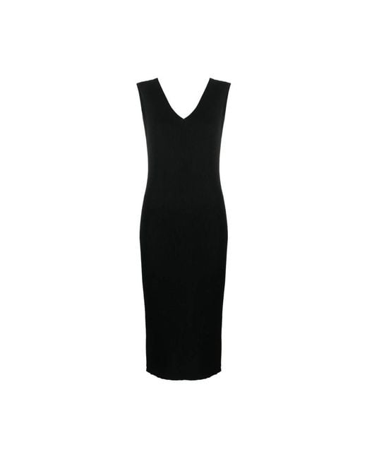 Moncler Black Knitted Dresses