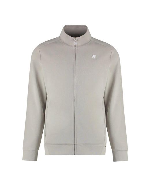 K-Way Gray Zip-Throughs for men