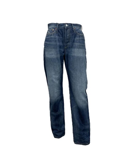 Denham Jeans ,Blauw ,Katoen Straight Jeans in het Blue voor heren