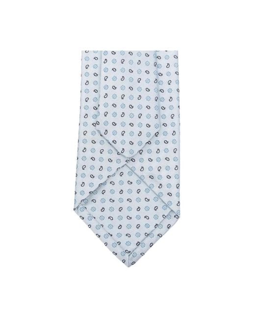 Luigi Borrelli Napoli White Ties for men