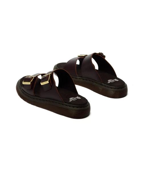 Dr. Martens Brown Sliders