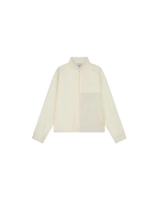 Arte' Jassen ,Polyester Squared Track Jacket in het White voor heren