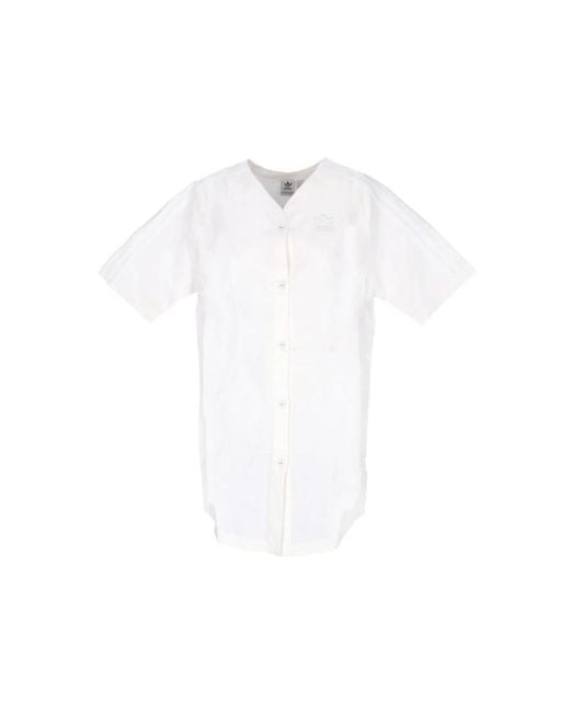 Adidas White Shirt Dresses