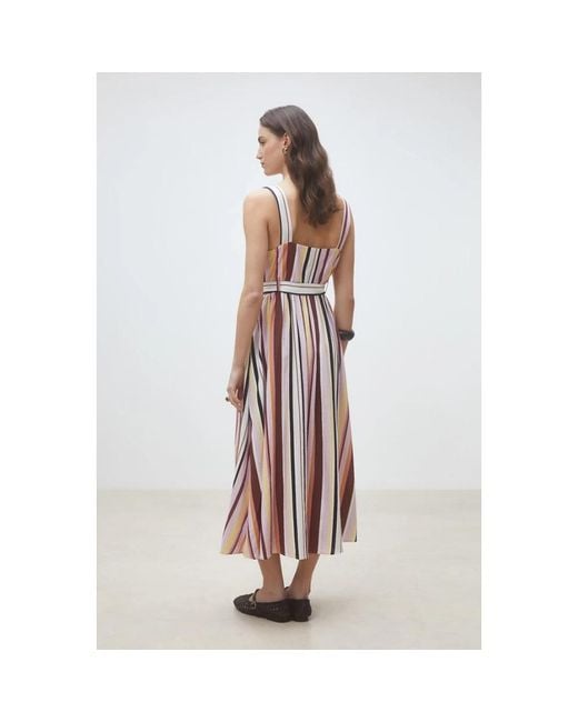 Midi Dresses Suncoo de color Multicolor