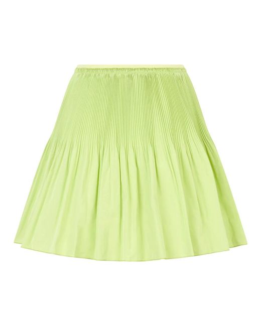 RED Valentino Green Short Skirts
