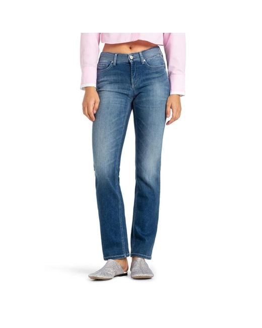 Cambio Blue Slim-Fit Jeans