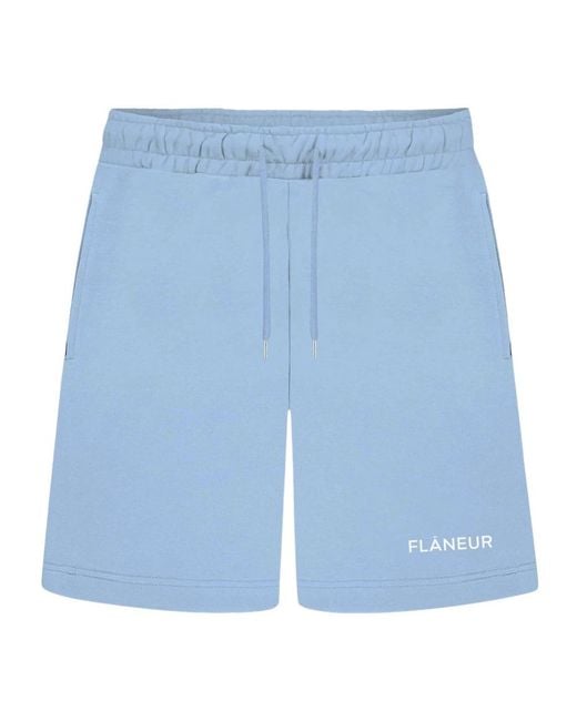 flâneur Casual Shorts in het Blue voor heren