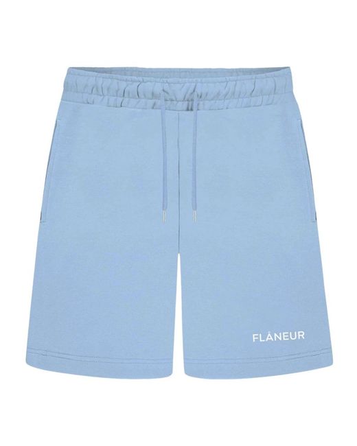 flâneur Casual Shorts in het Blue voor heren