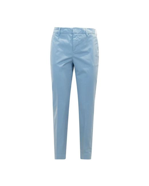 PT Torino Blue Slim-Fit Trousers
