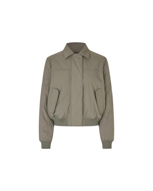 Samsøe & Samsøe Bomber Jackets in het Green