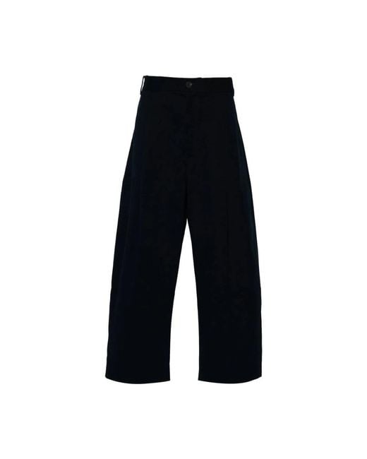 Studio Nicholson Blue Wide Trousers for men