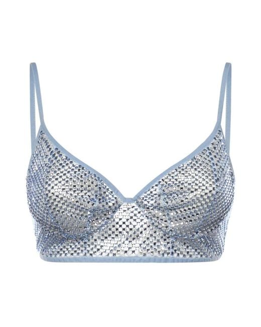 Genny Blue Sleeveless Tops