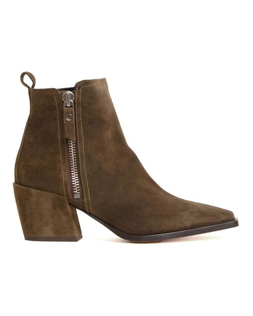 Agl Attilio Giusti Leombruni Brown Cowboy Boots