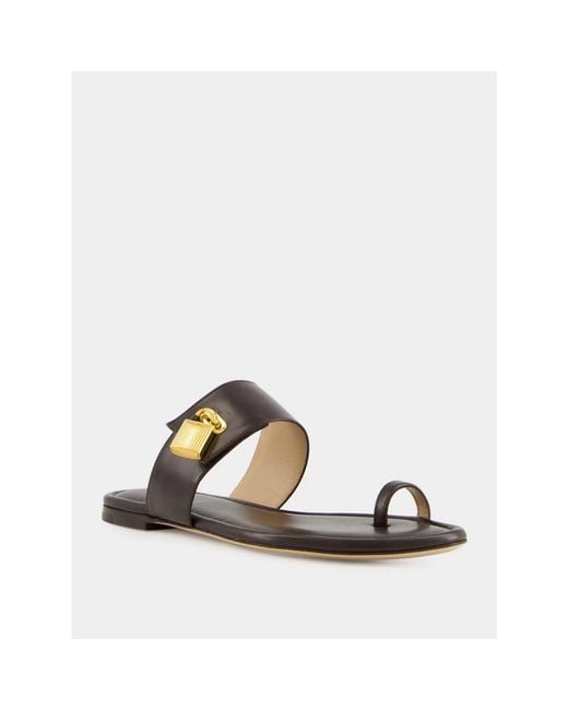 Tom Ford Brown Sliders