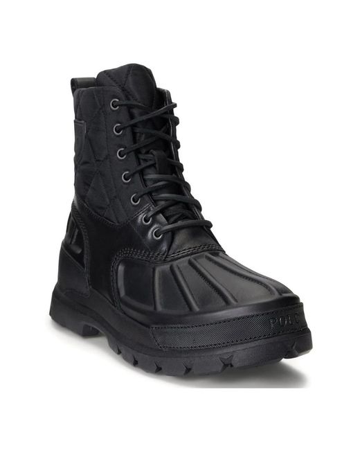 Polo Ralph Lauren Black Winter Boots for men