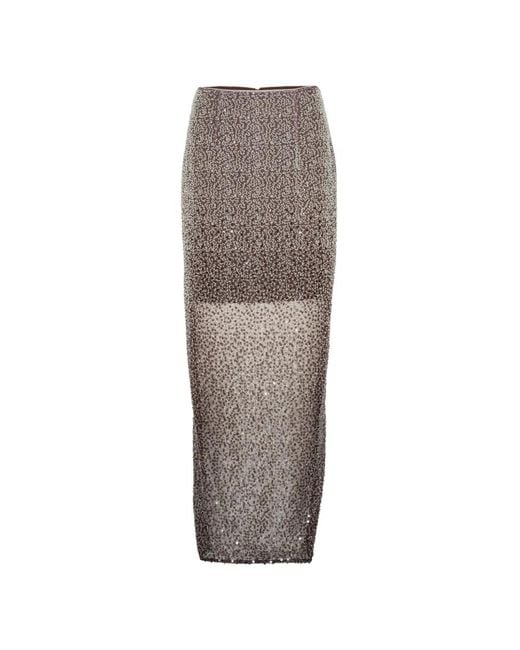ROTATE BIRGER CHRISTENSEN Maxi Skirts in het Gray