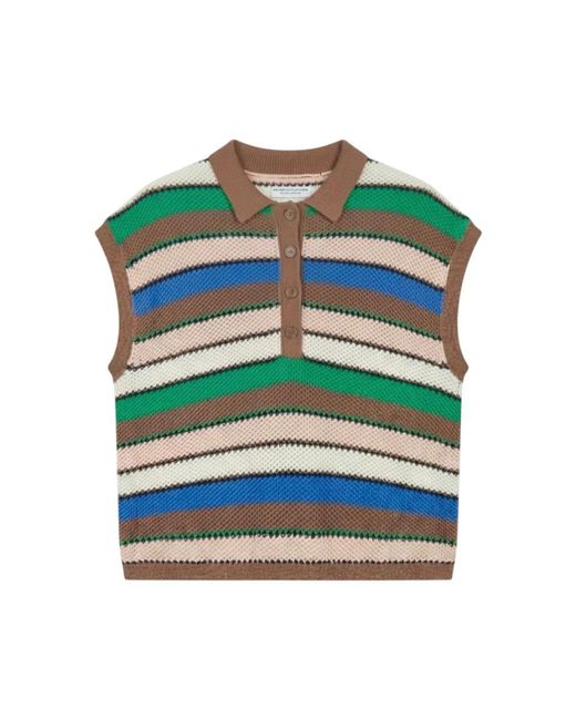 Majestic Filatures Green Round-Neck Knitwear