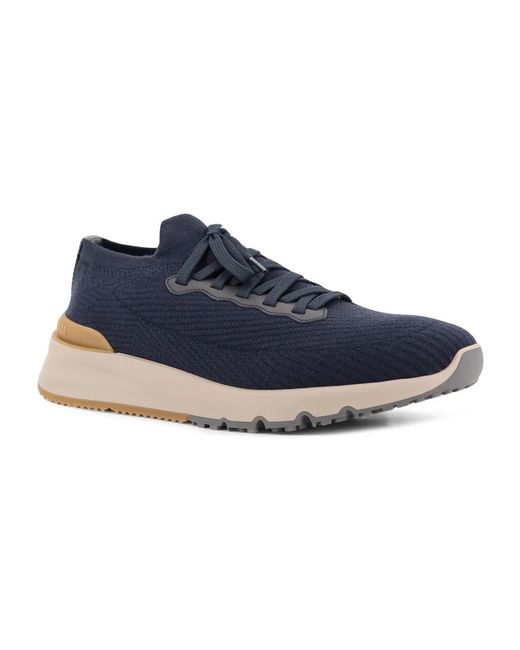 Brunello Cucinelli Blue Sneakers for men