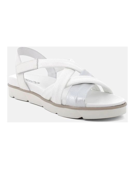 Igi&co White Flat Sandals