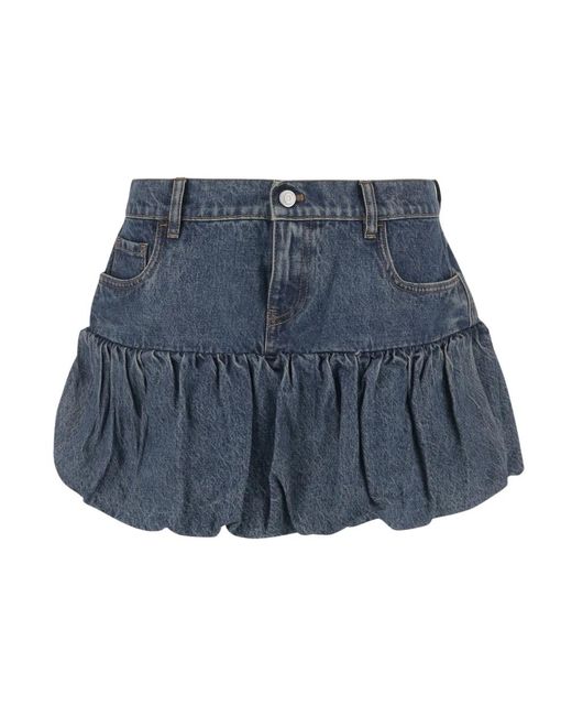 Coperni Rokken ,Blauw ,Denim Denim Mini Rok in het Blue