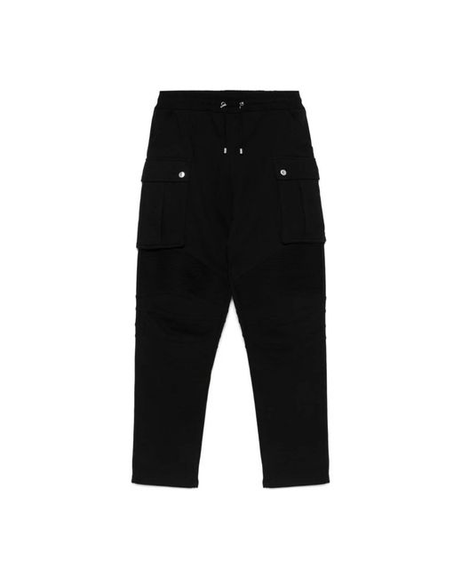 Balmain Slim-Fit Trousers in het Black voor heren