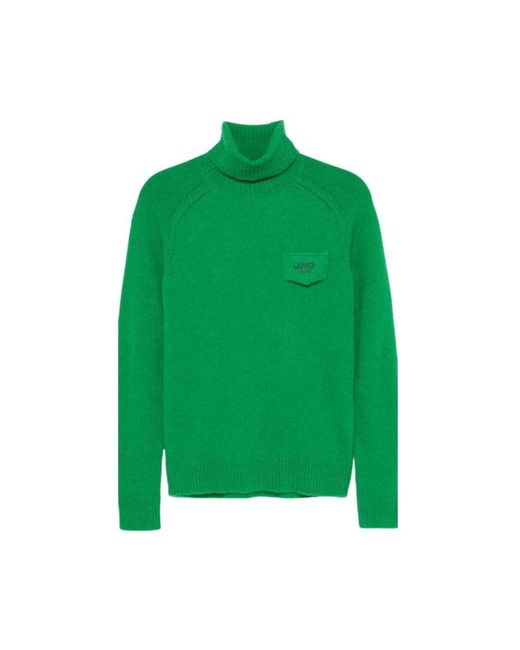 Liu Jo Green Turtlenecks