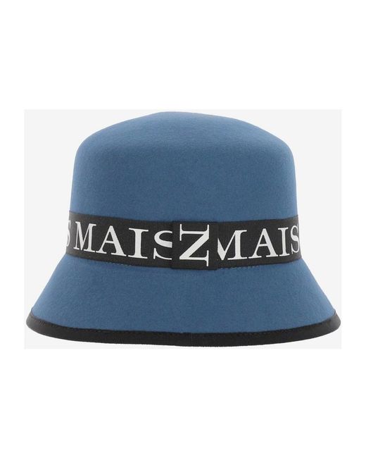 Maison Michel Blue Mini New Kendal Hat