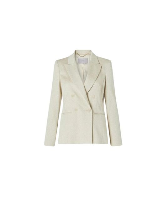 Marella Jacket Gio Crossbody Designs in het Natural