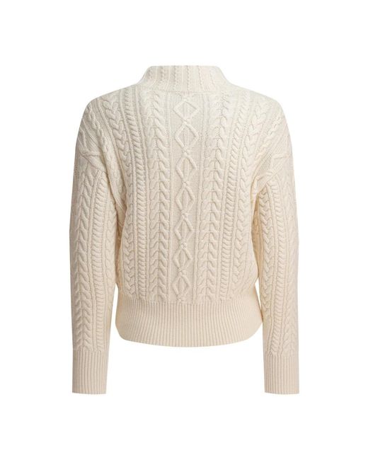 Max Mara Turtlenecks in het White