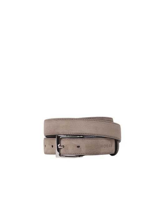 Hogan Gray Belts for men
