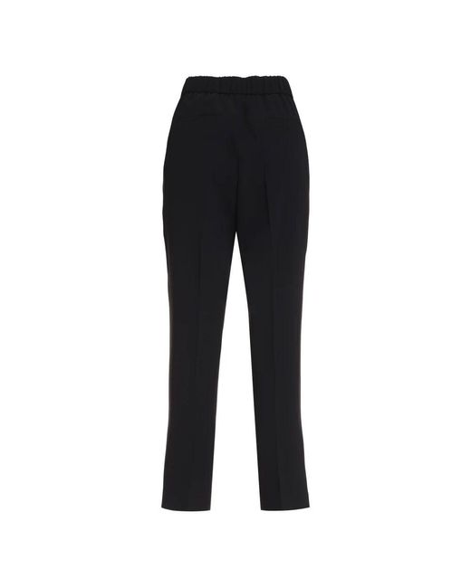 Slim-Fit Trousers Peserico de color Black