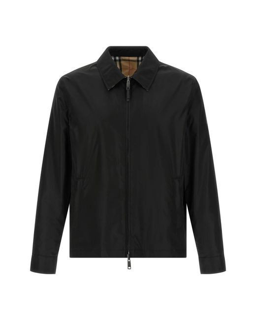 Light Jackets Burberry de hombre de color Black